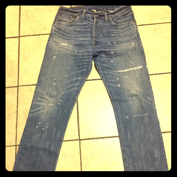Double RL Kentucky Wash Jeans. Waist measures 33”